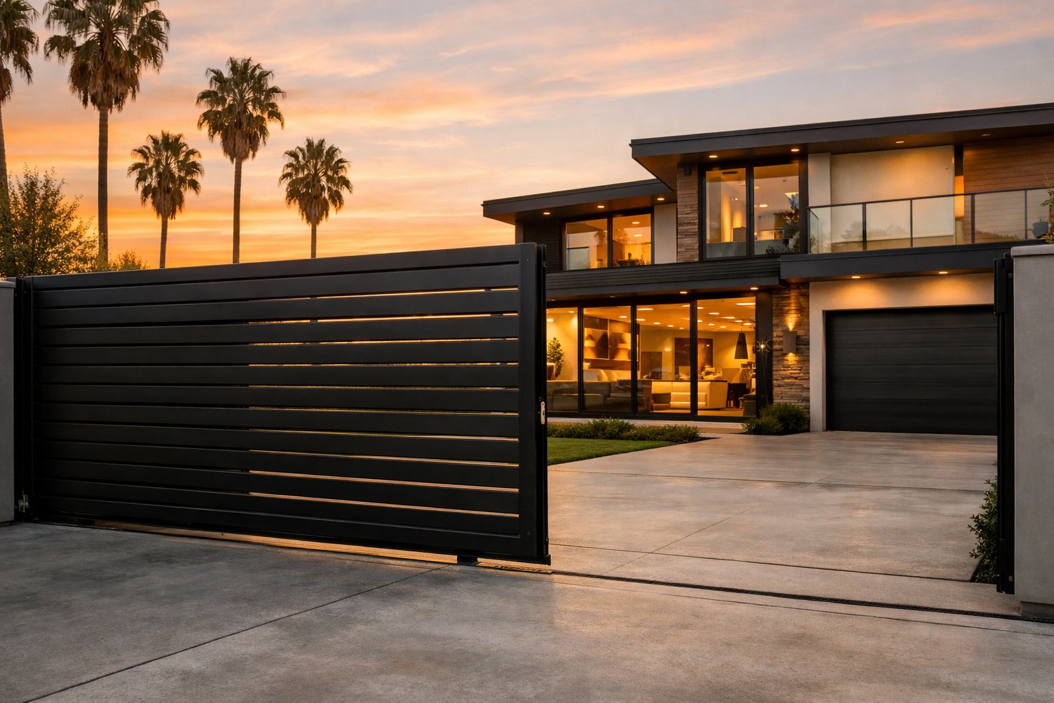 Modern sliding gate